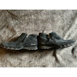 Skechers Womens Sneakers Black Size 7‎ Zip Comfortable Walking Shoes